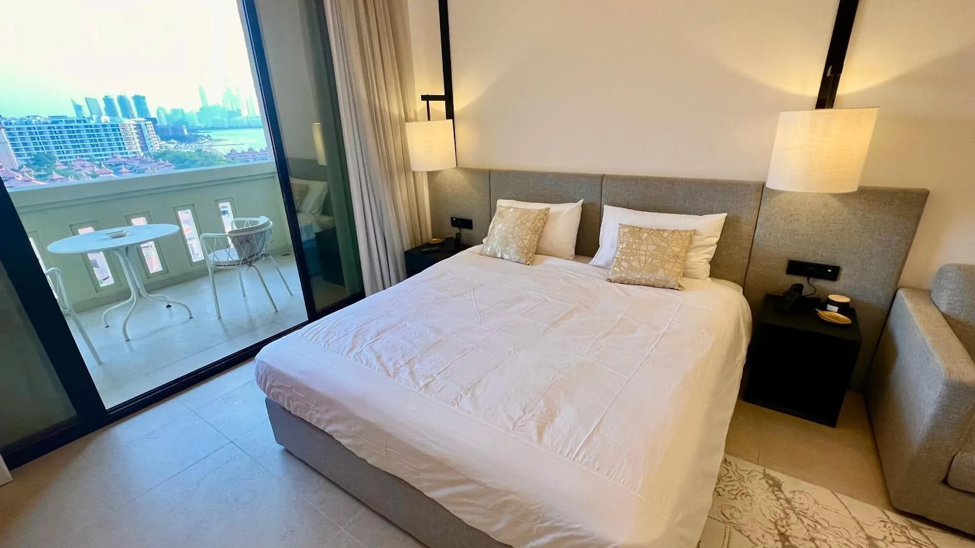 Apartmán Palm Jumeirah, Studio, Fantastischer Meer-, Beach- Und Skyline Blick, Strand Dubaj